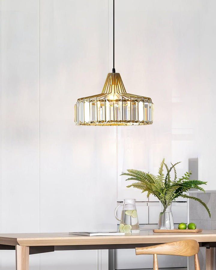 Hinkley Lampe Pendante Cristal Géométrique Moderne - Neutralighting