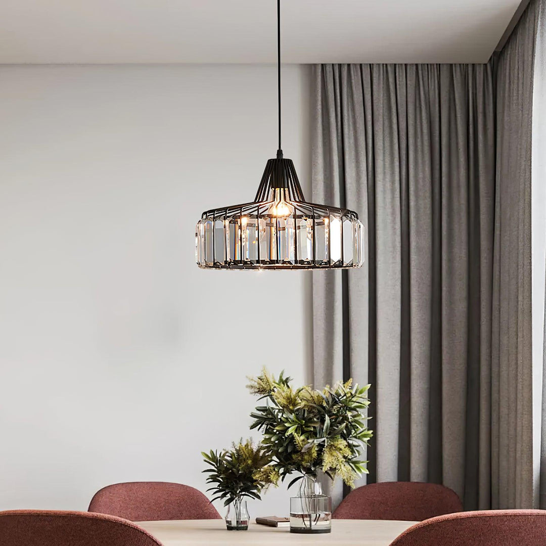 Hinkley Lampe Pendante Cristal Géométrique Moderne - Neutralighting