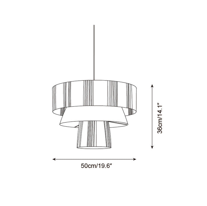 Hiroshi Lampe Pendante Métal Moderne - Neutralighting