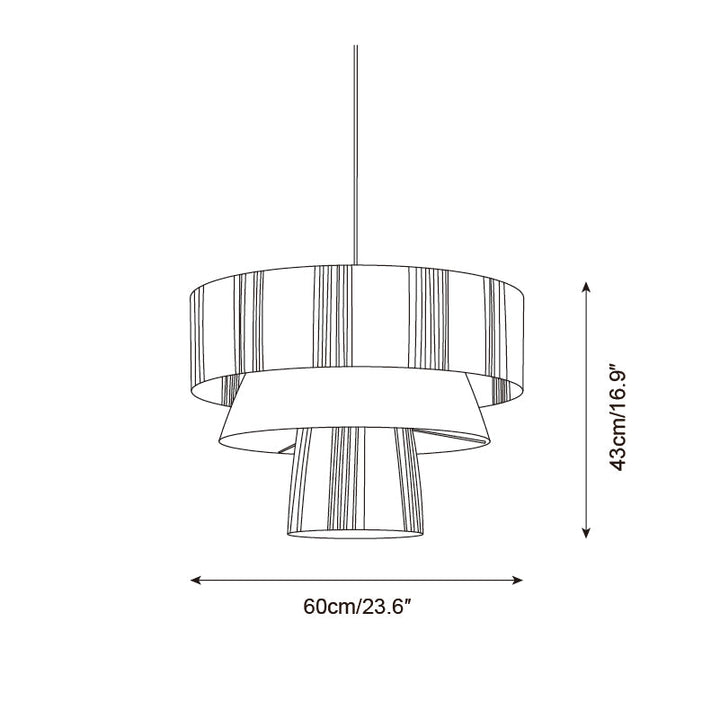 Hiroshi Lampe Pendante Métal Moderne - Neutralighting