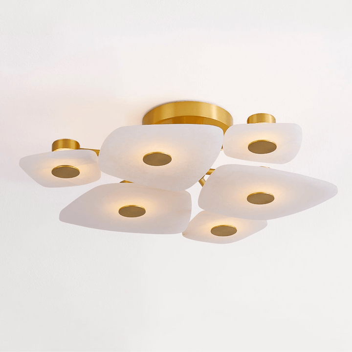 Ilsilyra Pétale Forme Verre Plafonnier - Neutralighting