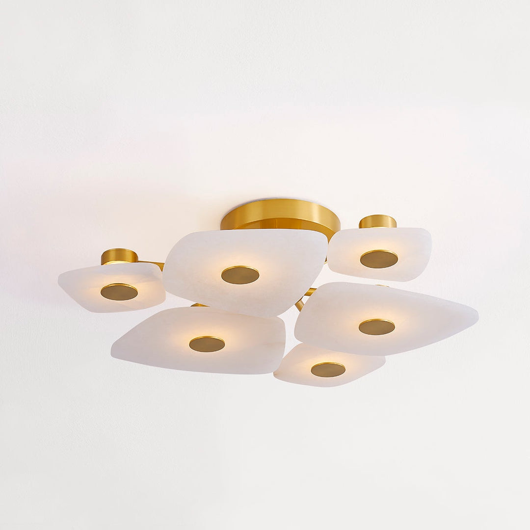 Ilsilyra Pétale Forme Verre Plafonnier - Neutralighting
