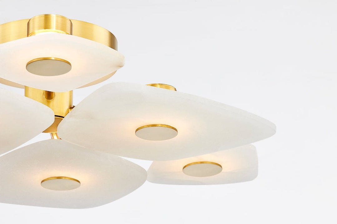 Ilsilyra Pétale Forme Verre Plafonnier - Neutralighting