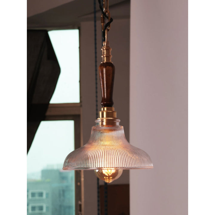 Zomiror Suspension en Verre et Laiton Holophane Minimaliste Moderne - Neutralighting