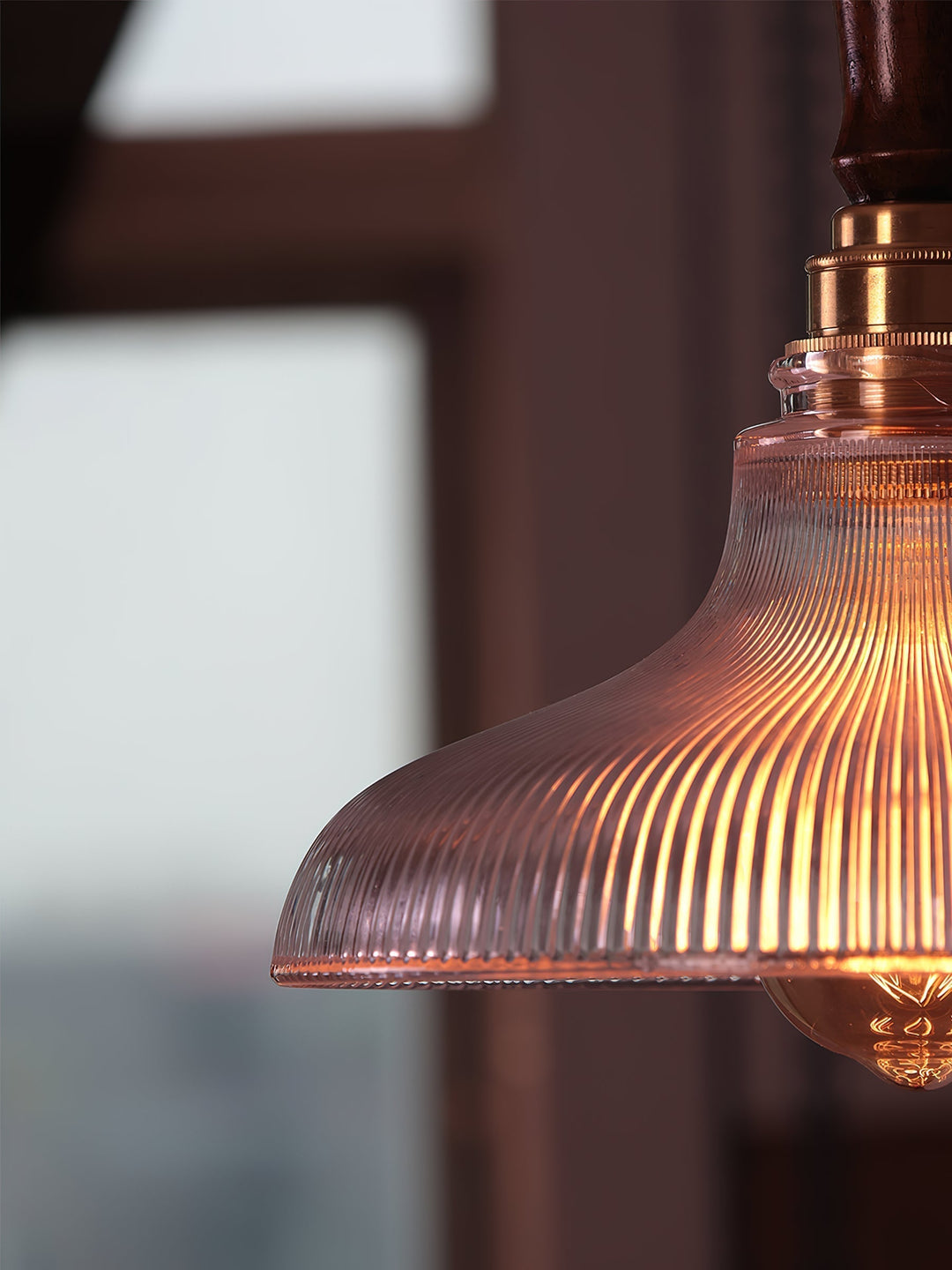 Zomiror Suspension en Verre et Laiton Holophane Minimaliste Moderne - Neutralighting
