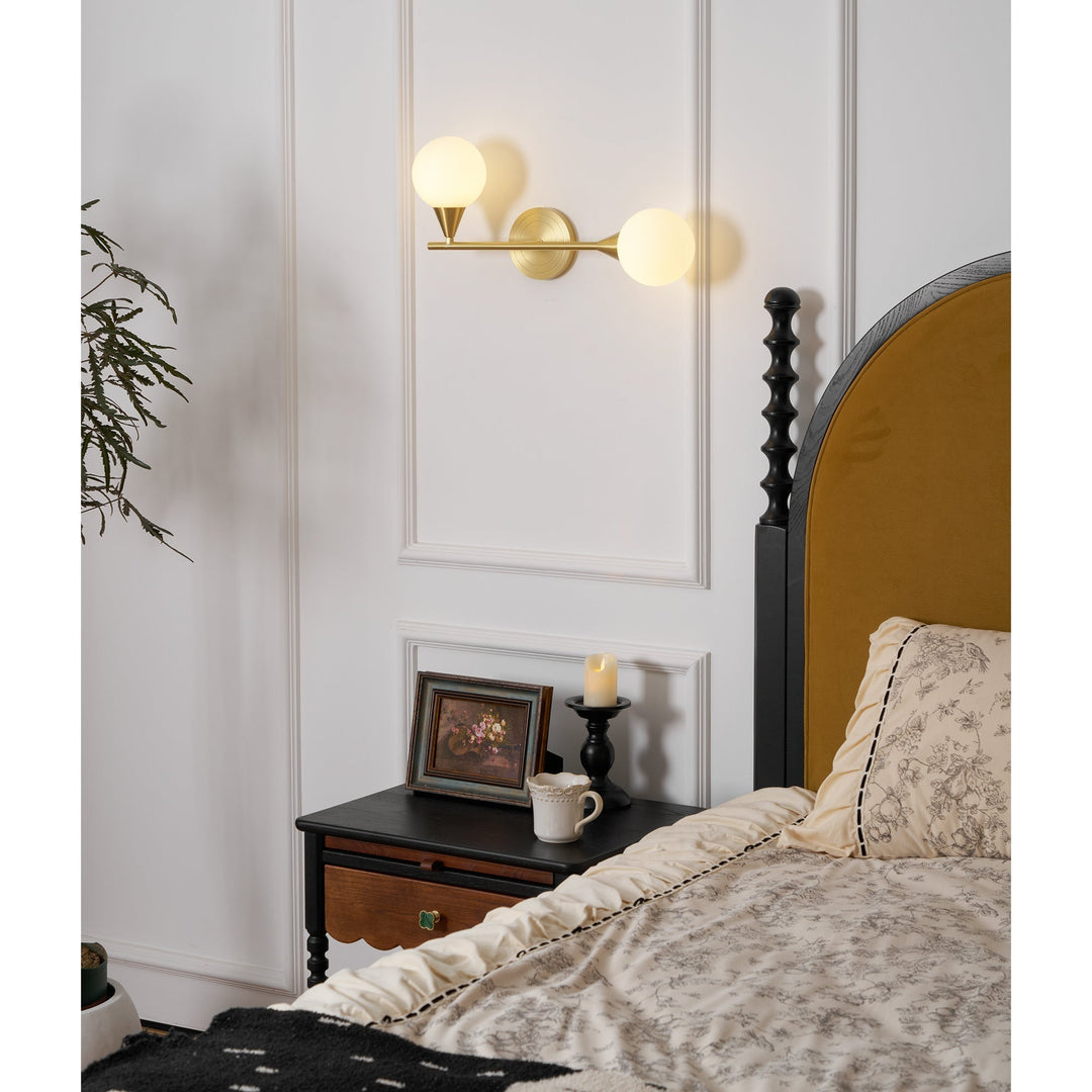 Holten Applique Murale en Verre et Laiton Armé Minimaliste Moderne - Neutralighting