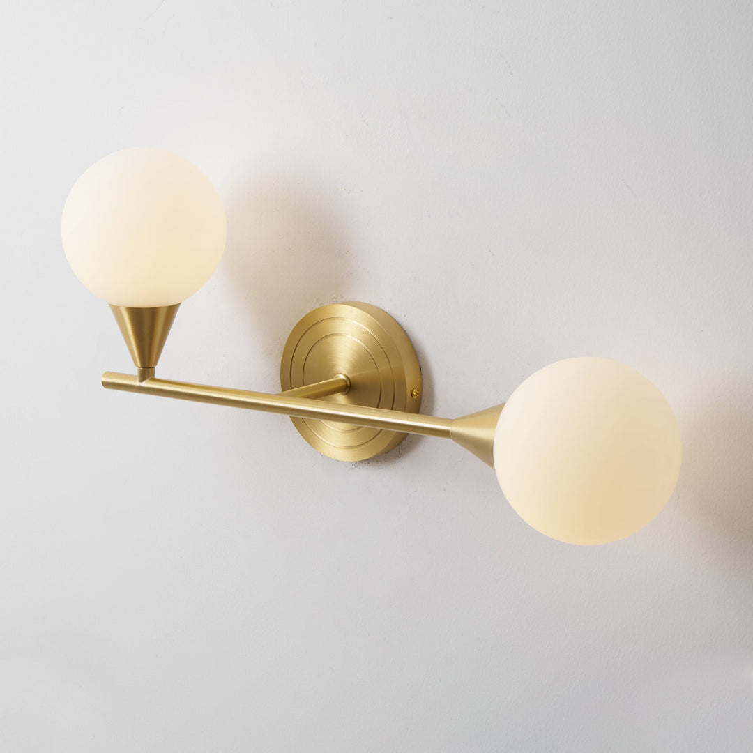 Holten Applique Murale en Verre et Laiton Armé Minimaliste Moderne - Neutralighting