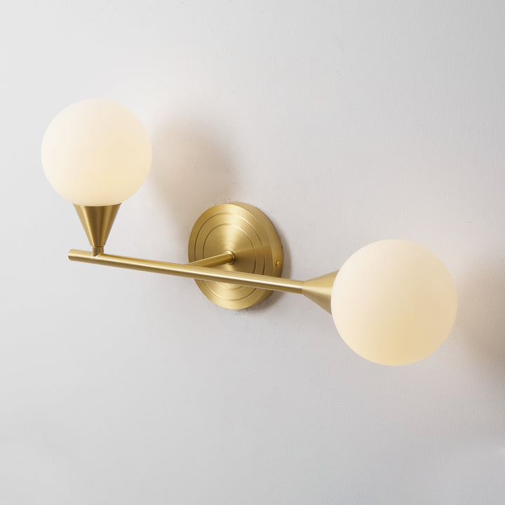 Holten Applique Murale en Verre et Laiton Armé Minimaliste Moderne - Neutralighting