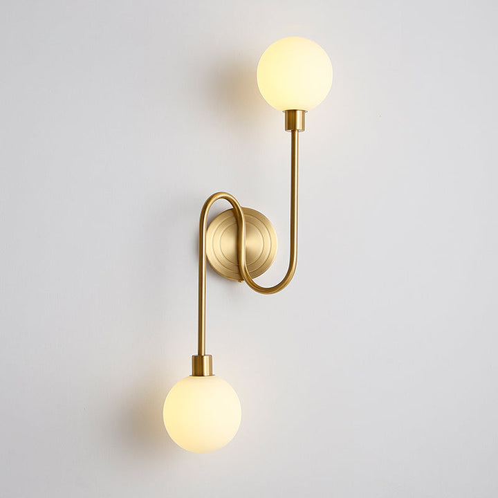 Holten Applique Murale en Verre et Laiton Armé Minimaliste Moderne - Neutralighting