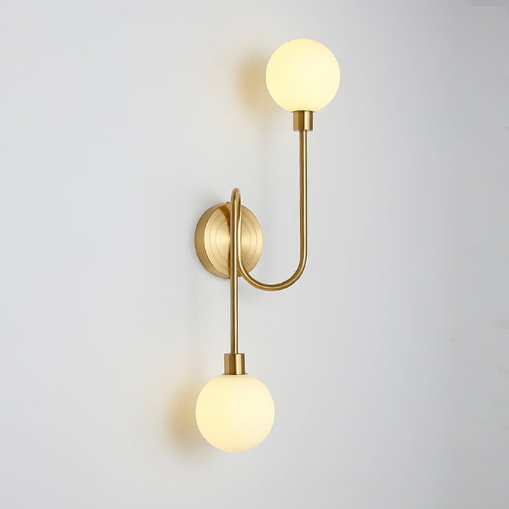 Holten Applique Murale en Verre et Laiton Armé Minimaliste Moderne - Neutralighting