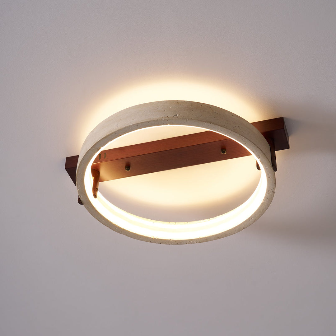 Ivlaeyra Applique Murale en Travertin Anneau - Neutralighting