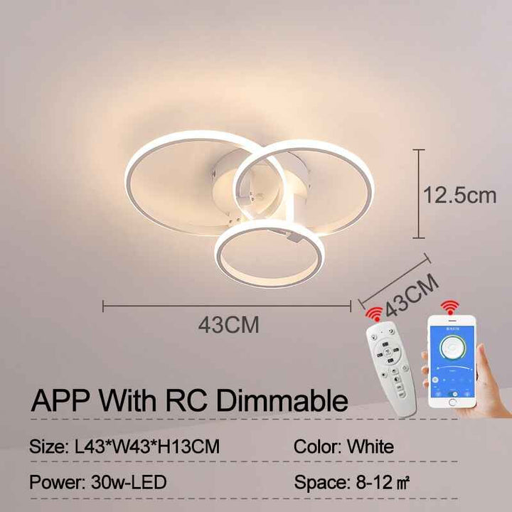 Plafonnier Arisha Acrylique LED V8