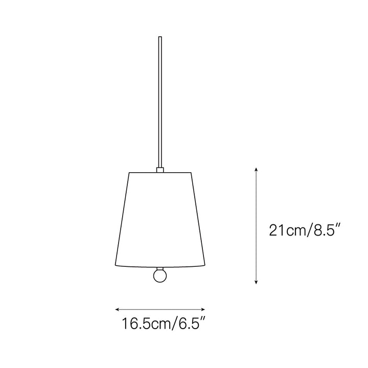 Elphaira Lampe Pendentive Cordon Maison Lin Métal Minimaliste Moderne - Neutralighting