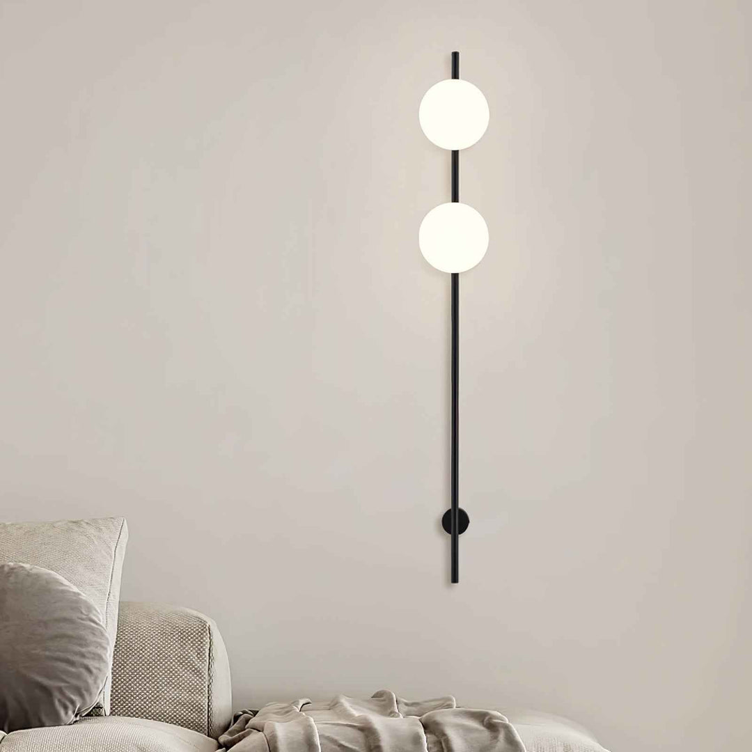 Evshaora Verre 15cm Noir LED