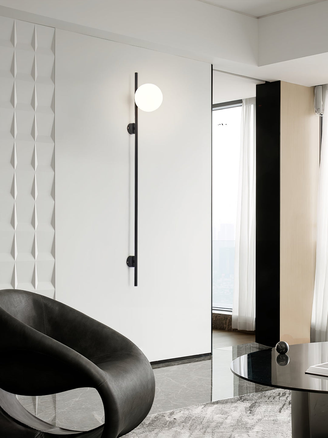 Evshaora Modern Minimalist Glass Wall Light - Neutralighting