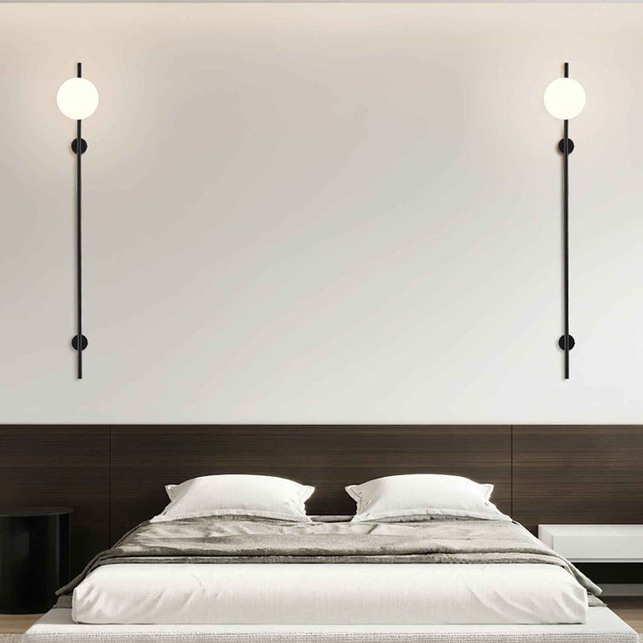 Evshaora Verre 15cm Noir LED