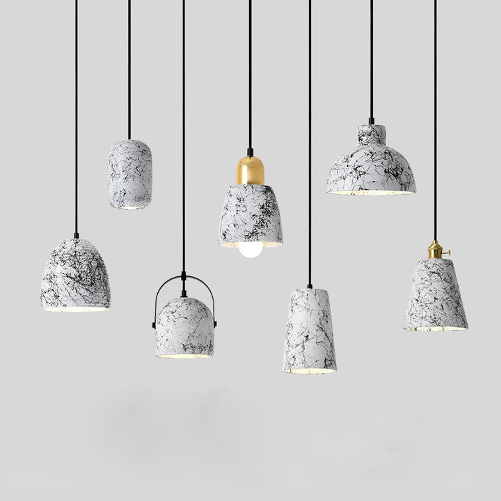 Marble Suspensions Modernes en Ciment - Neutralighting