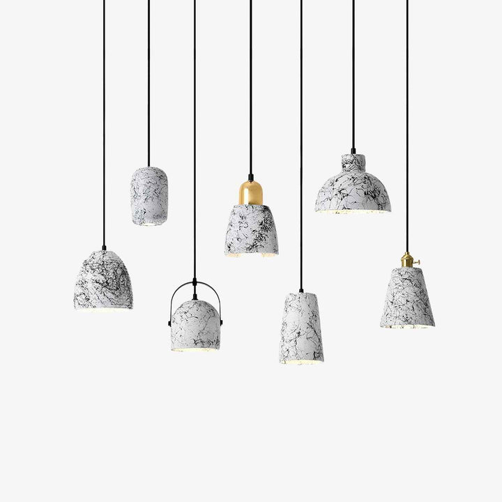 Marble Suspensions Modernes en Ciment - Neutralighting