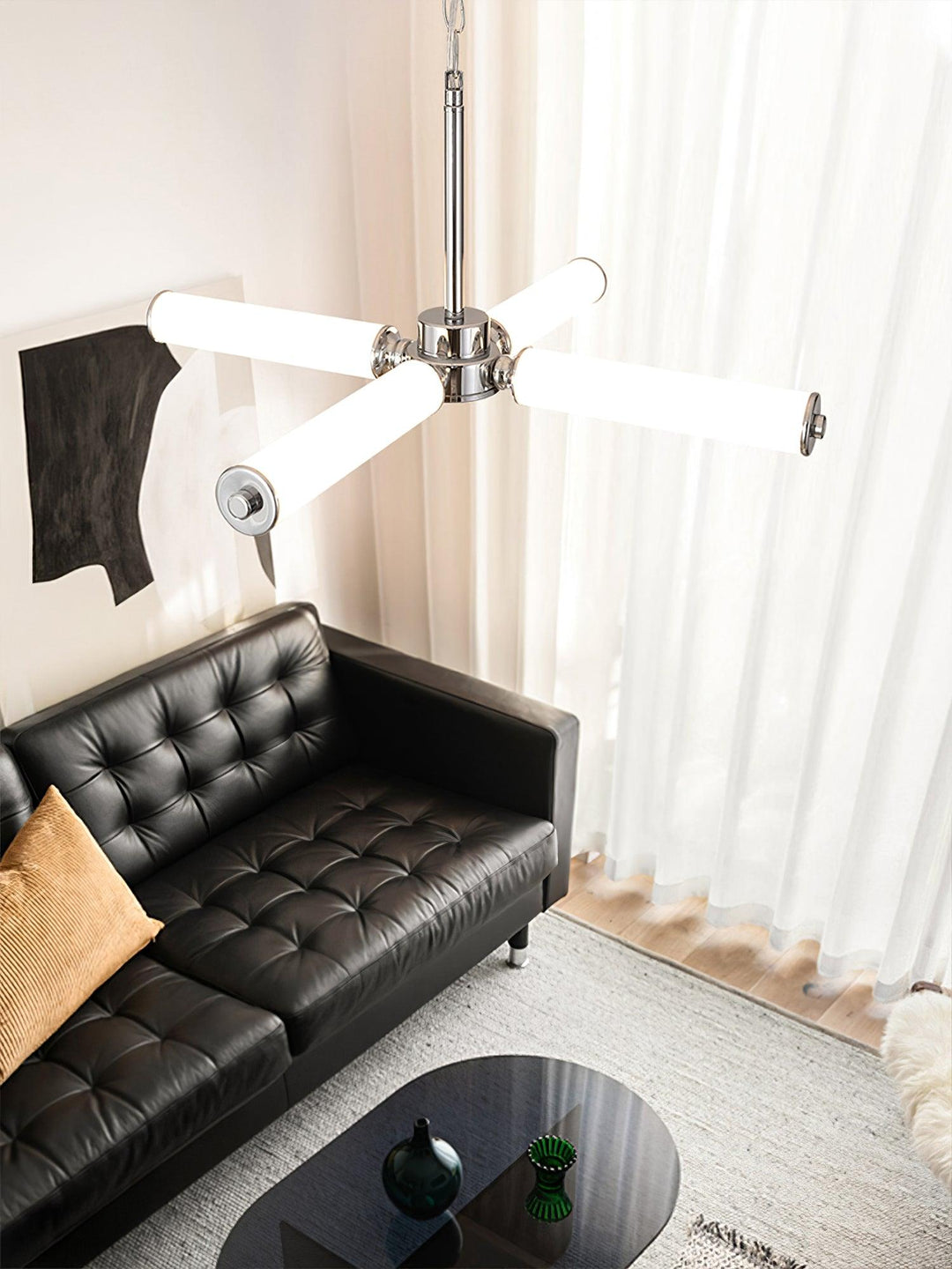 Zoliria Moderne Minimaliste LED Verre Lustre - Neutralighting