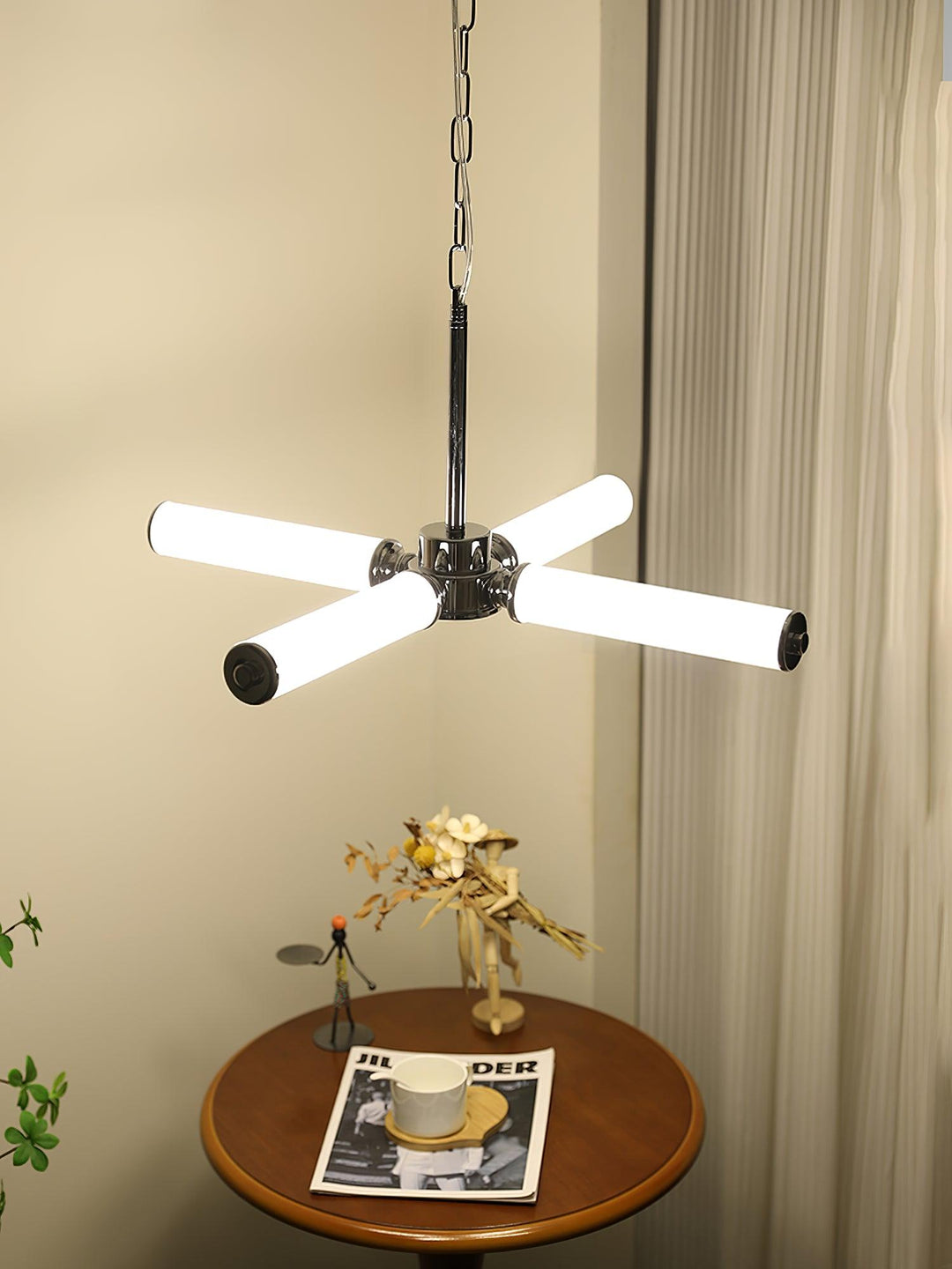 Zoliria Moderne Minimaliste LED Verre Lustre - Neutralighting