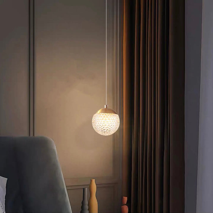 Arisha Luminaires Suspensions Multi/Bulle Moderne Métal/Acrylique Doré Chambre à Coucher - Neutralighting