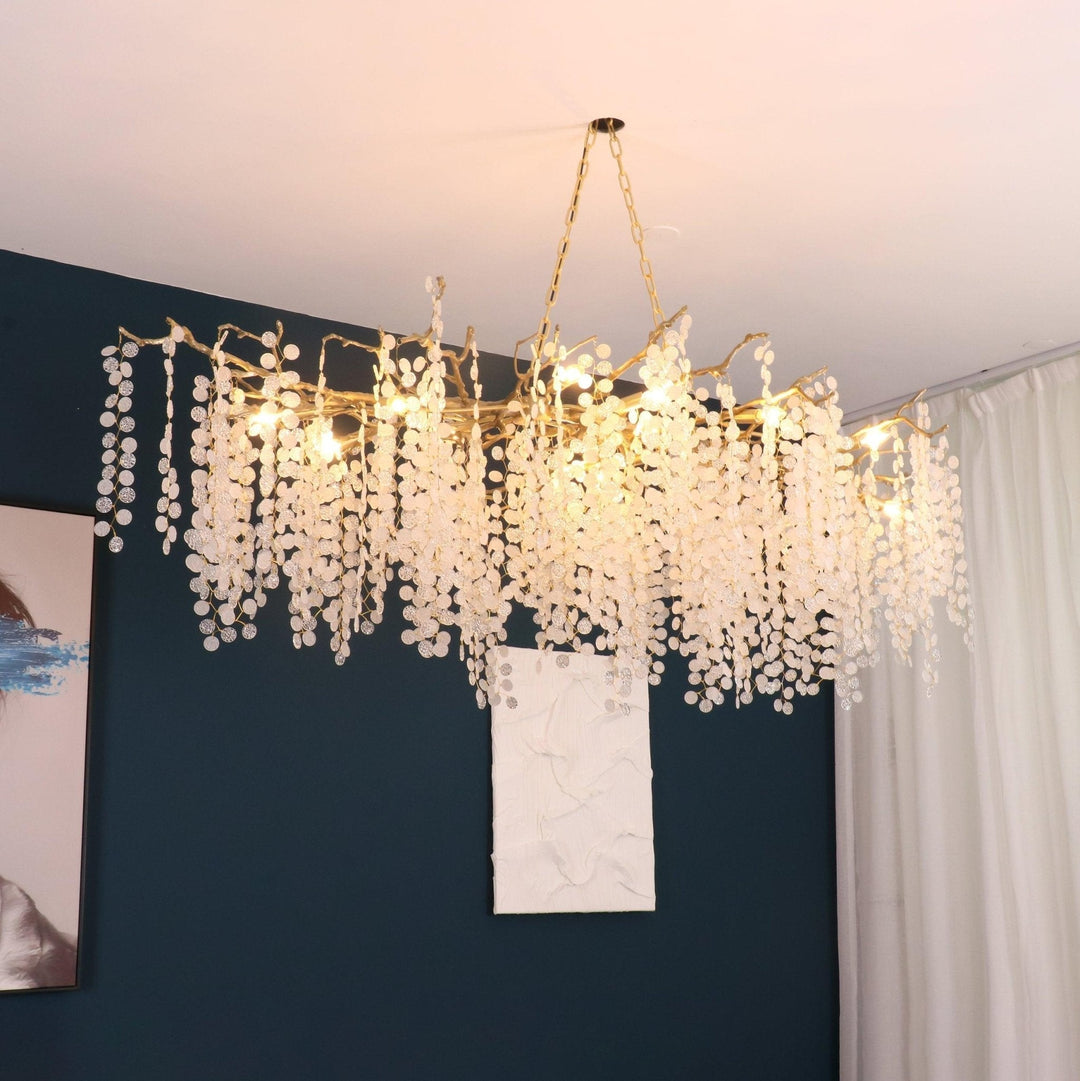 Lustra Suspension Lampe Goutte de Rosée en Cristal - Neutralighting