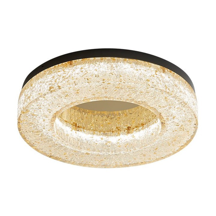 AshaionisPlafonnier en Résine Cercle Craqué Glacé - Neutralighting