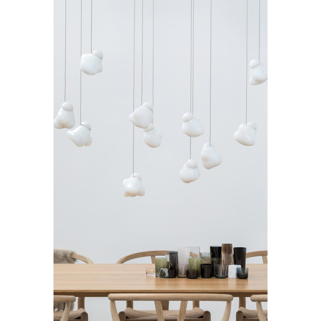 Vasilen Lampe Pendentive Verre Noir Pier Glacé Minimaliste Moderne - Neutralighting