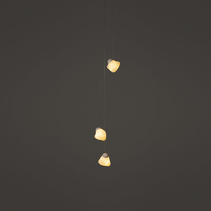 Vasilen Lampe Pendentive Verre Noir Pier Glacé Minimaliste Moderne - Neutralighting