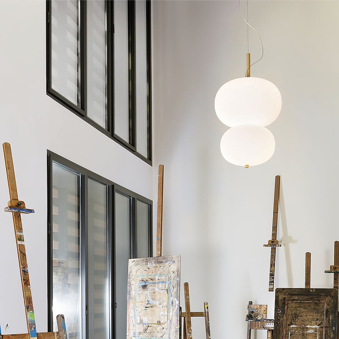 Duality Suspension en Verre Moderne - Neutralighting