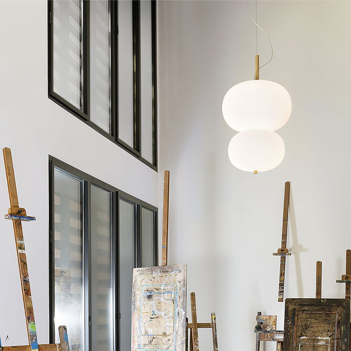 Duality Suspension en Verre Moderne - Neutralighting