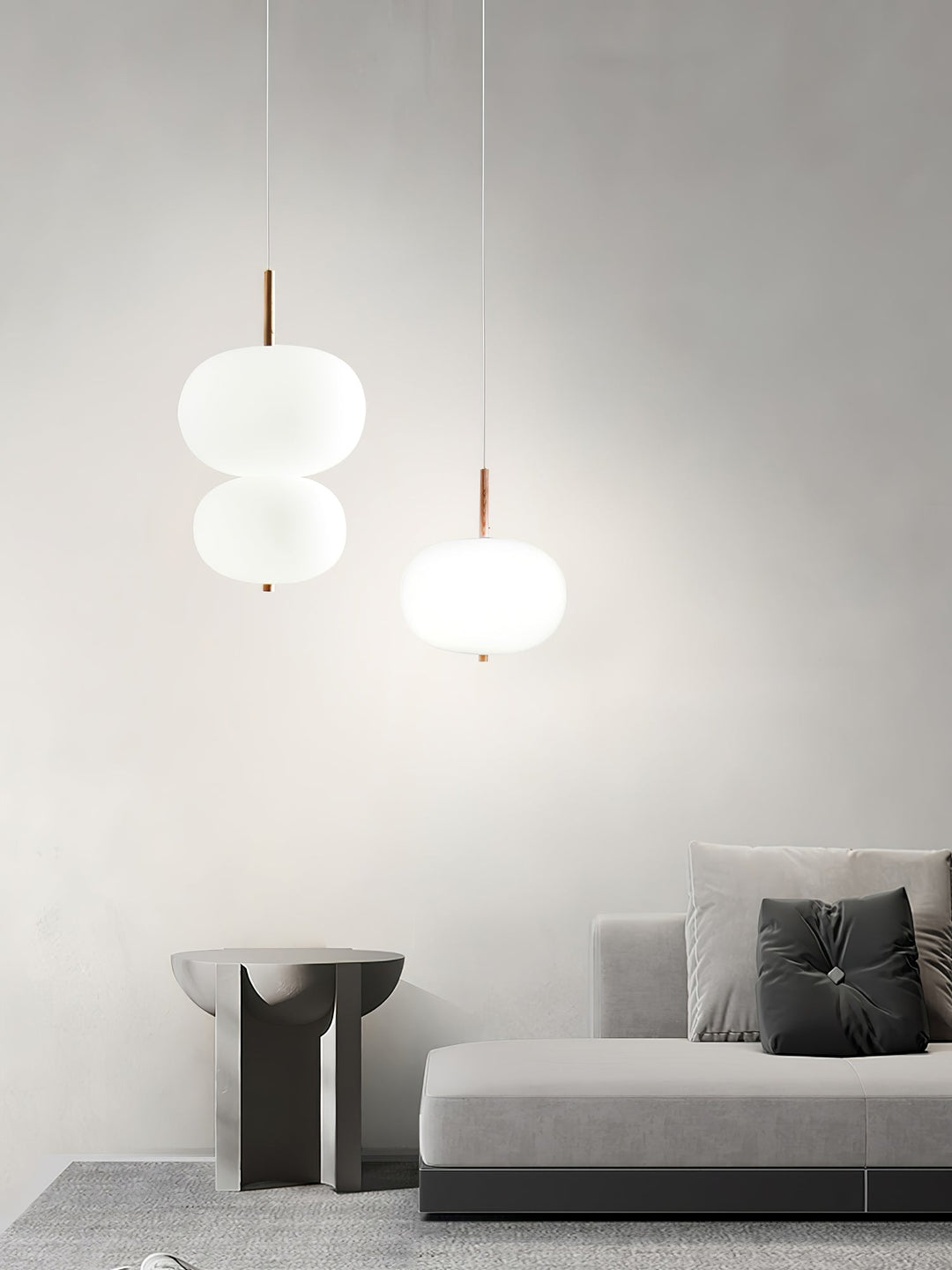 Duality Suspension en Verre Moderne - Neutralighting