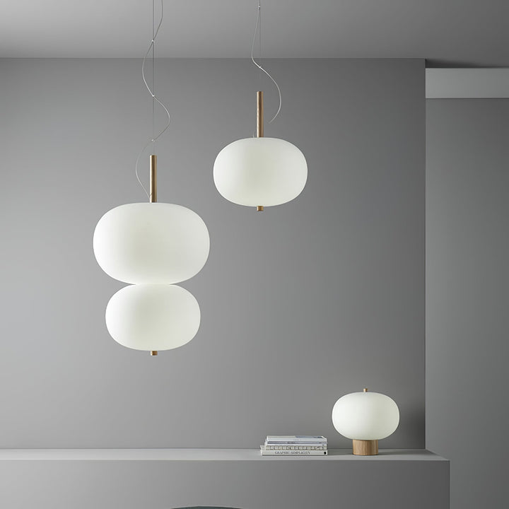 Duality Suspension en Verre Moderne - Neutralighting
