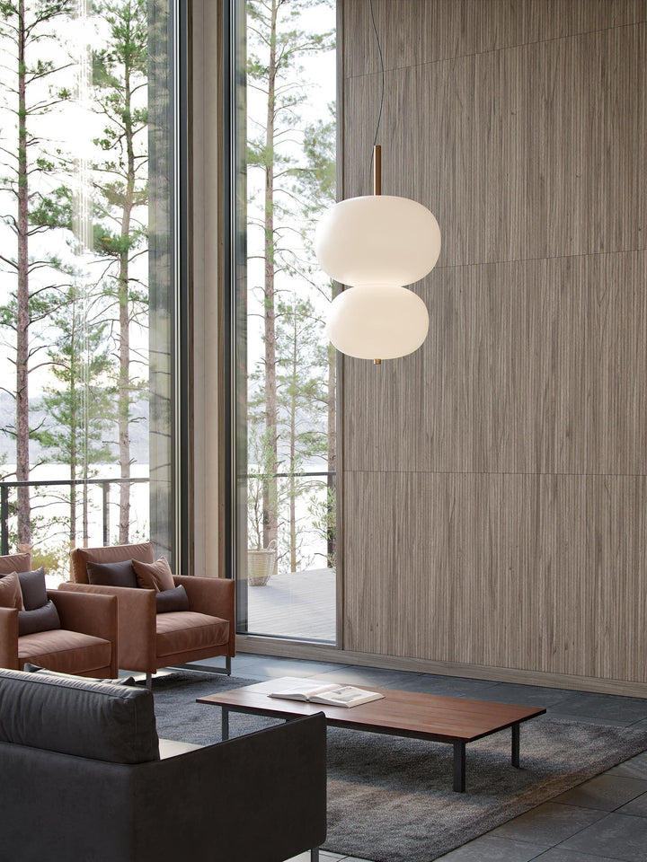 Duality Suspension en Verre Moderne - Neutralighting