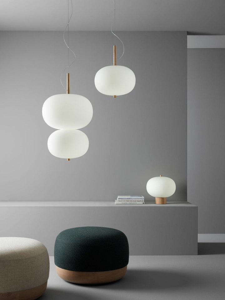 Duality Suspension en Verre Moderne - Neutralighting