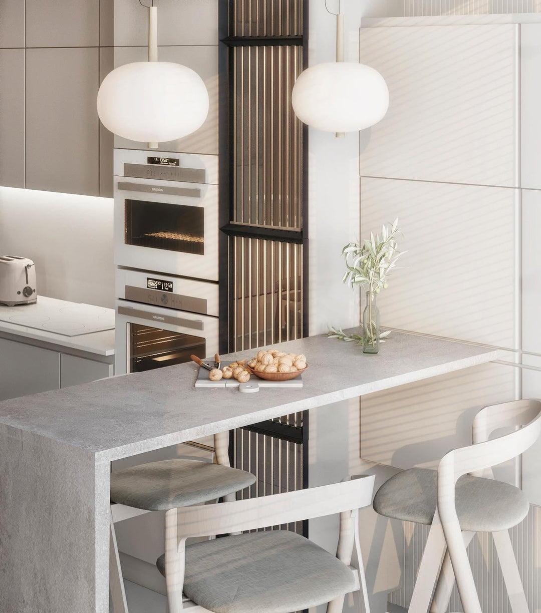 Duality Suspension en Verre Moderne - Neutralighting