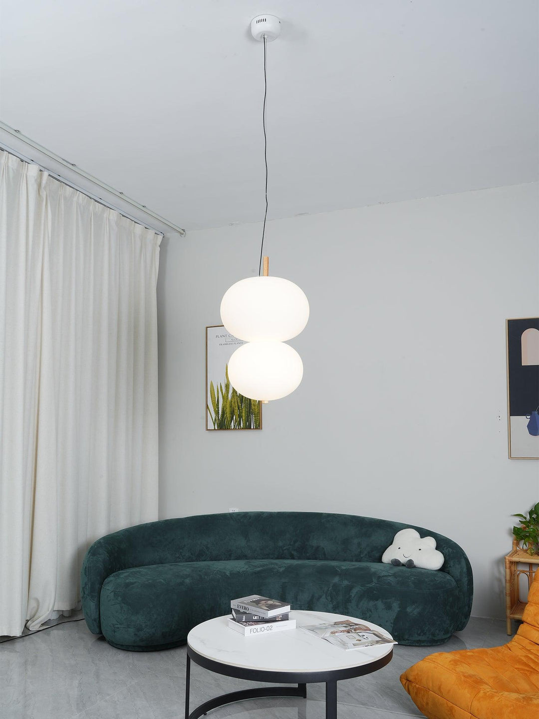 Duality Suspension en Verre Moderne - Neutralighting
