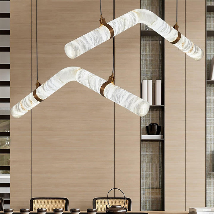 Utalyra Suspension en Albâtre Courbée - Neutralighting