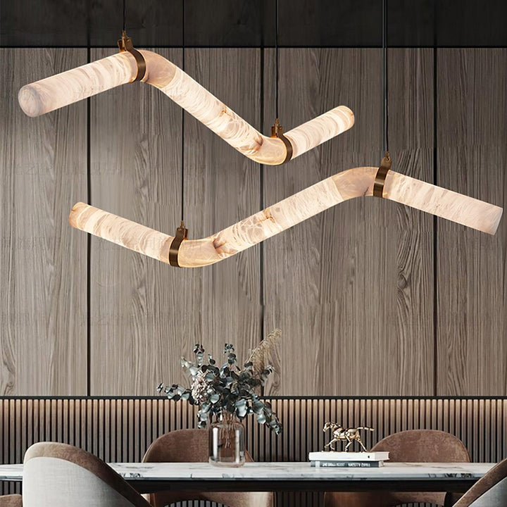 Utalyra Suspension en Albâtre Courbée - Neutralighting