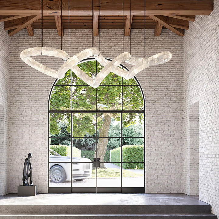 Utalyra Suspension en Albâtre Courbée - Neutralighting