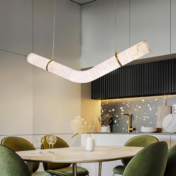 Utalyra Suspension en Albâtre Courbée - Neutralighting