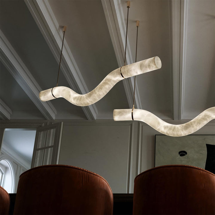 Utalyra Suspension en Albâtre Courbée - Neutralighting