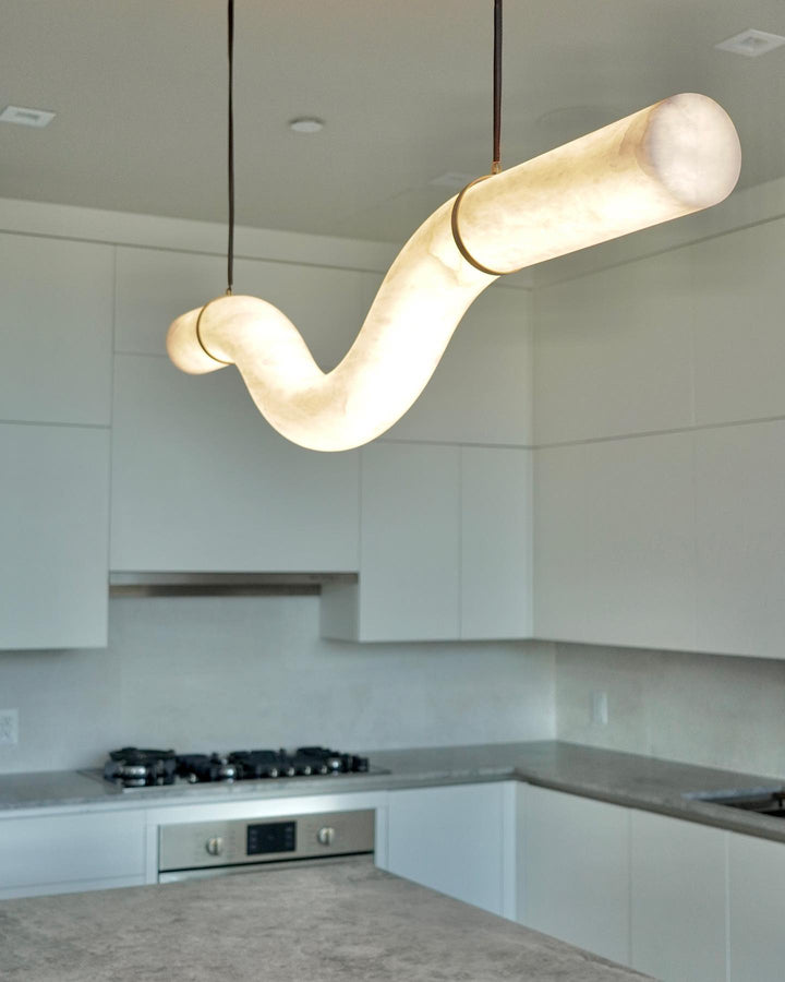 Utalyra Suspension en Albâtre Courbée - Neutralighting