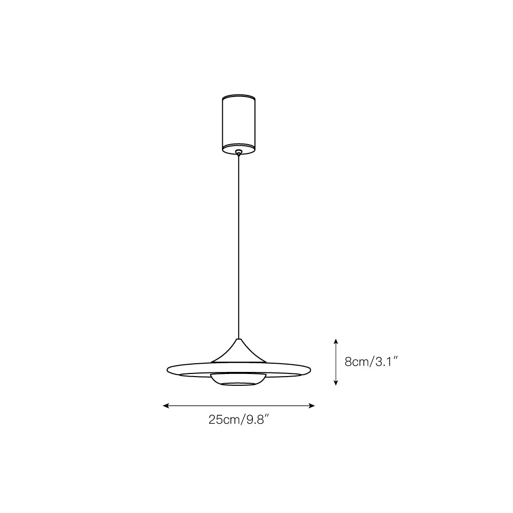 Cimirora Lampe Pendentive LED Albâtre Minimaliste Moderne - Neutralighting
