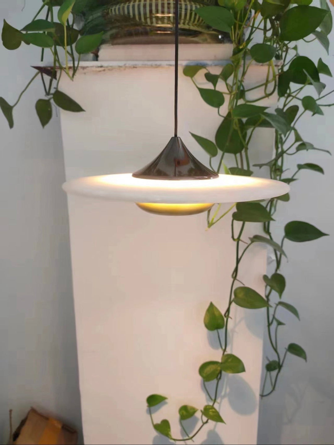 Cimirora Lampe Pendentive LED Albâtre Minimaliste Moderne - Neutralighting