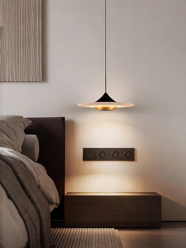 Cimirora Lampe Pendentive LED Albâtre Minimaliste Moderne - Neutralighting