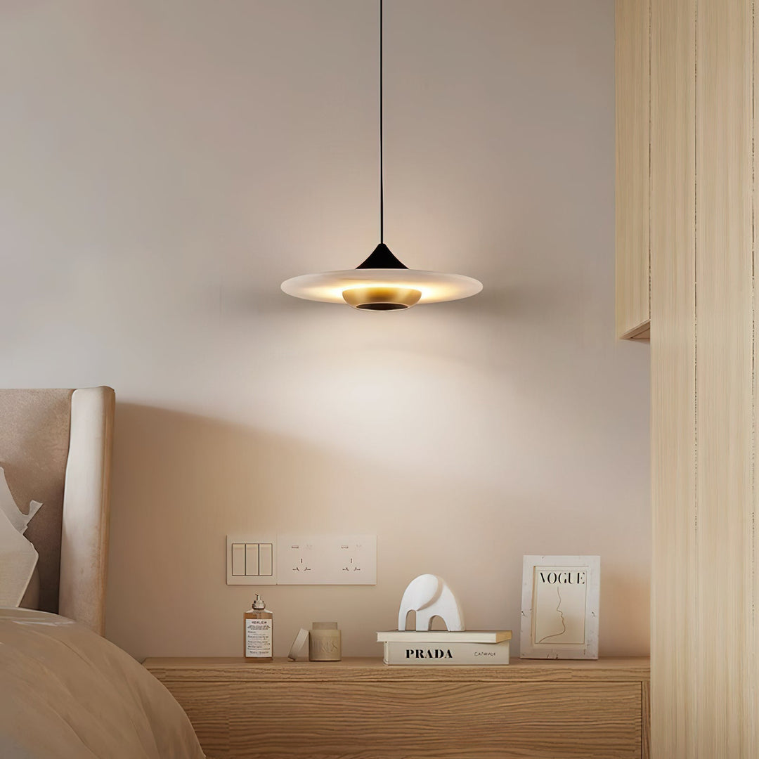 Cimirora Lampe Pendentive LED Albâtre Minimaliste Moderne - Neutralighting