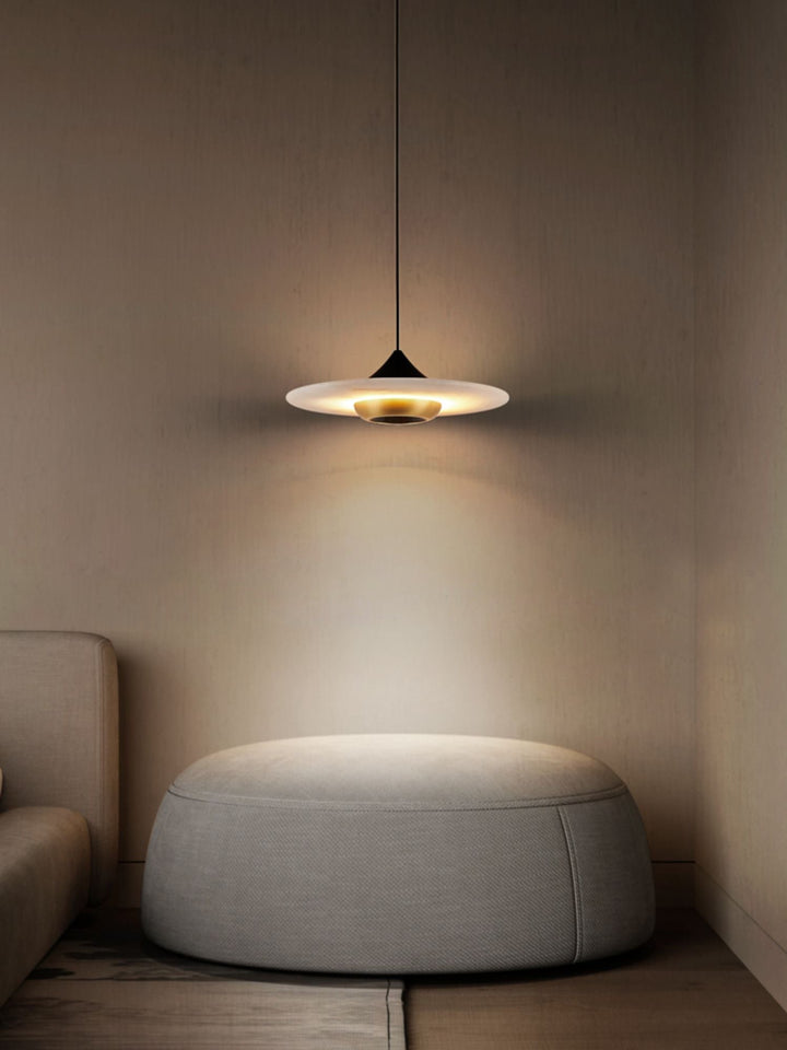 Cimirora Lampe Pendentive LED Albâtre Minimaliste Moderne - Neutralighting