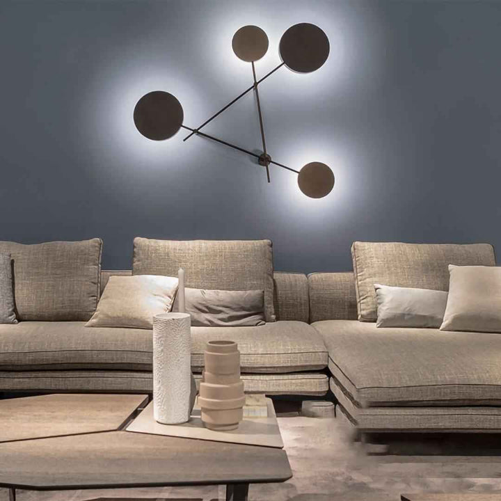 Ithael Acrylique 83cm Noir LED 15W