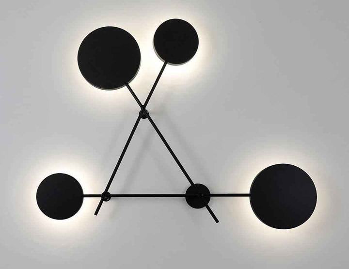 Ithael Acrylique 83cm Noir LED 15W